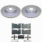 Power Stop 20-25 Chevrolet Corvette Rear Z23 Coated Brake Kit