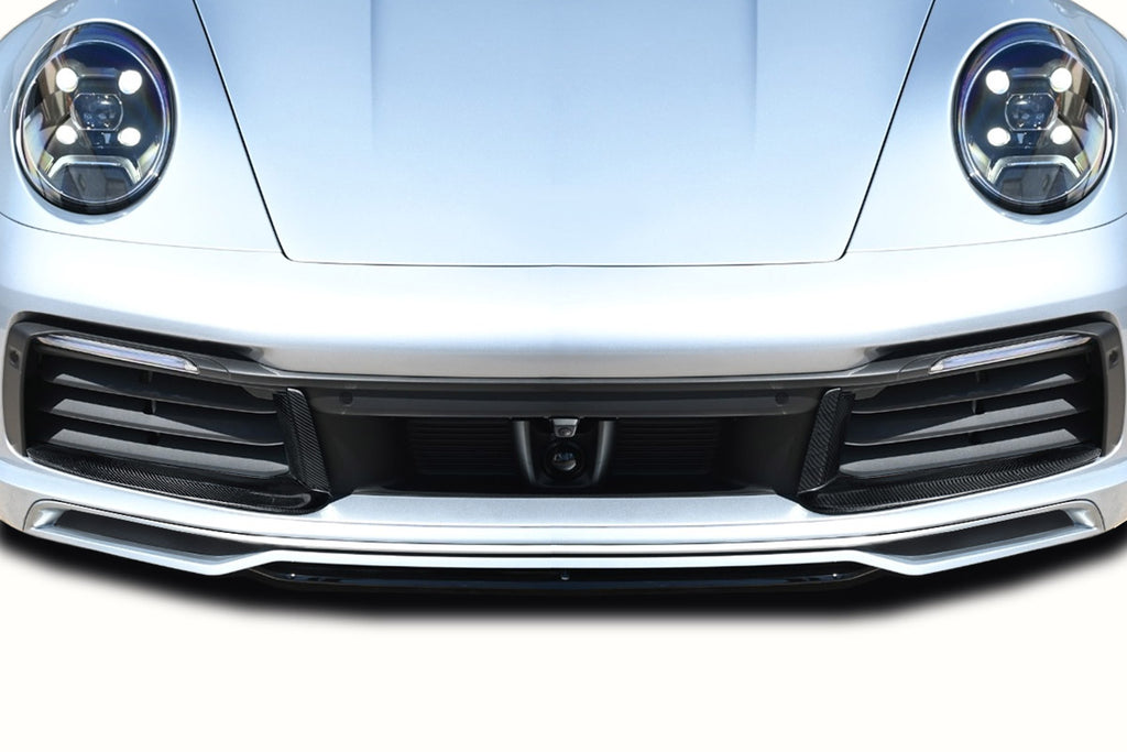 2020-2024 Porsche Carrera 911 992 Carbon Creations Phoenix Front Bumper Air Guide - 2 Pieces (S)