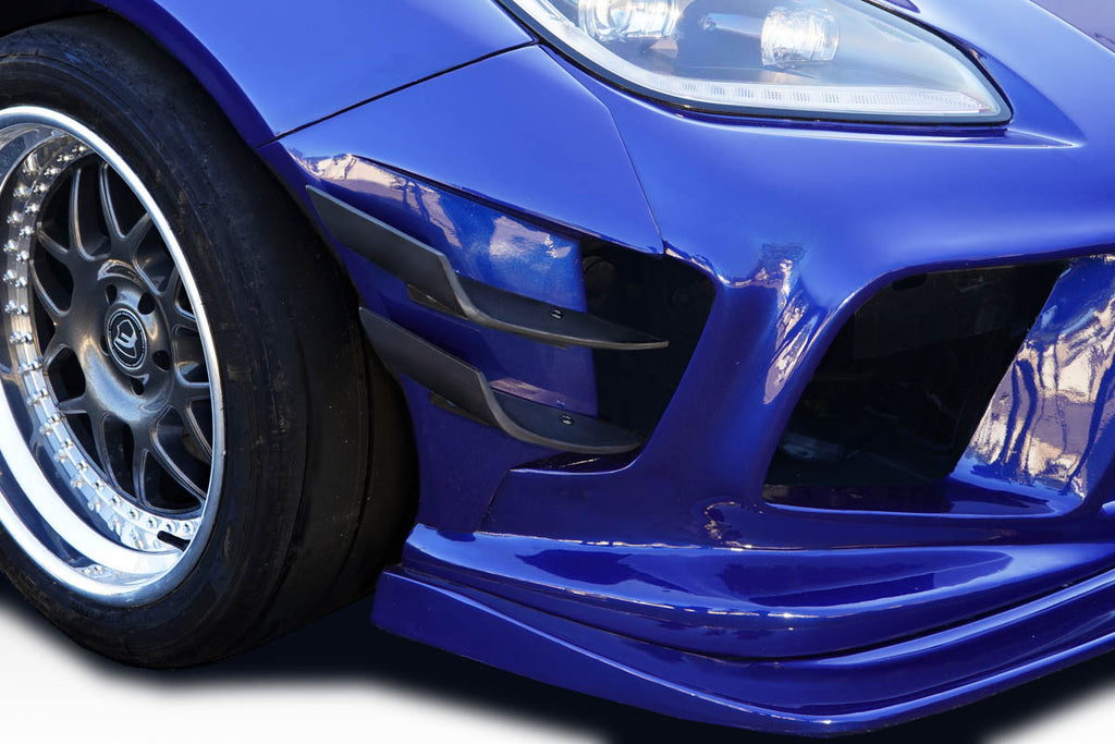 2022-2025 Toyota GR86 / Subaru BRZ Duraflex GT Competition Front Bumper Canards - 4 Pieces