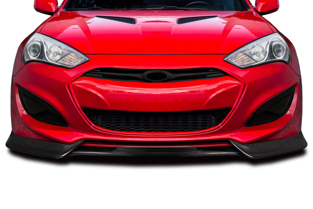 2013-2016 Hyundai Genesis Coupe 2DR Carbon Creations Greva Front Lip Spoiler Air Dam - 3 Pieces