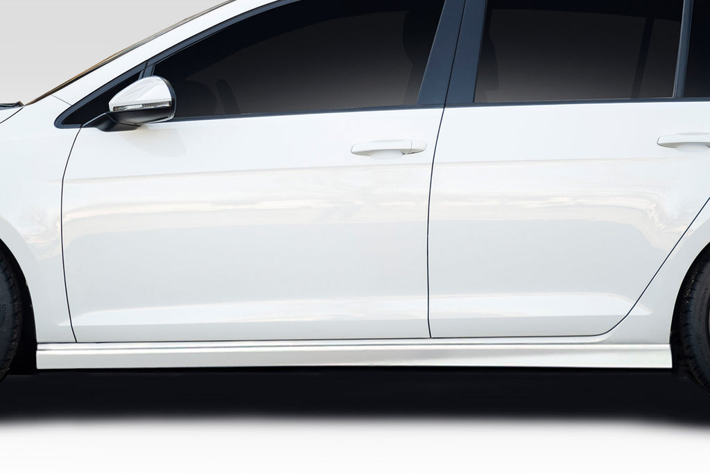 2015-2021 Volkswagen Golf / GTI Duraflex Silk Side Skirt Rocker Panels - 2 Pieces