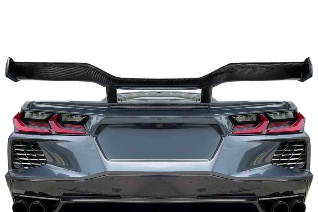 2020-2023 Chevrolet Corvette Carbon Creations Savannah Rear Wing Spoiler - 4 Pieces
