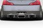 2008-2015 Infiniti G Coupe G37 Q60 Duraflex Rega Rear Diffuser - 1 Piece