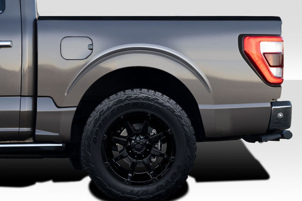 2021-2023 Ford F-150 Duraflex 4" Bulge Rear Bedsides - 2 Pieces (5.5 ft Bed Size)