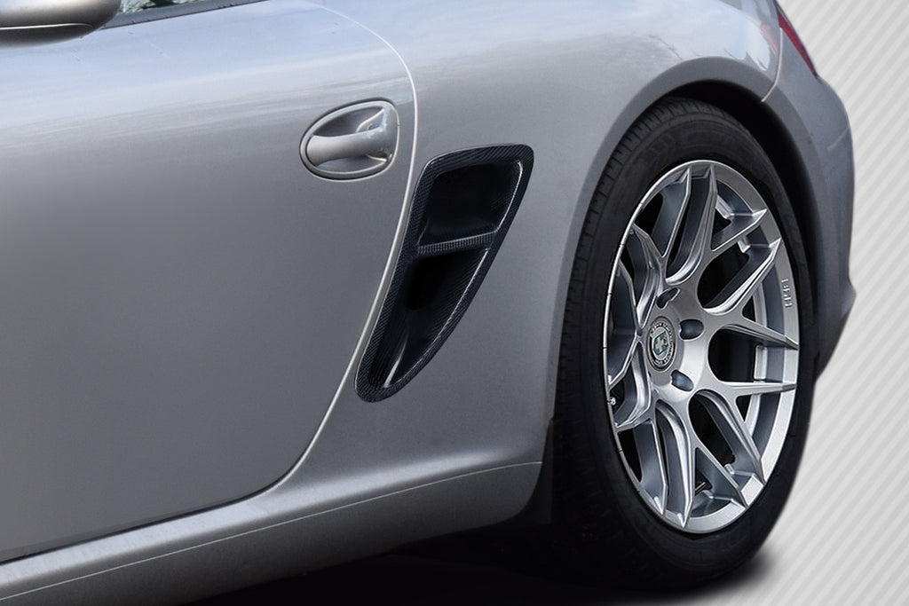 2005-2012 Porsche Cayman / Boxster 987 Carbon Creations Turbo Look Side Air Vent Duct - 2 Pieces