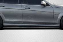 Load image into Gallery viewer, 2008-2014 Mercedes Benz C Class W204 Carbon Creations Radian Side Skirt Rocker Panel Splitters - 2 Pieces