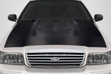 Load image into Gallery viewer, 1998-2011 Ford Crown Victoria Carbon Creations GT500 Look Hood - 1 Piece