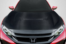 Load image into Gallery viewer, 2016-2021 Honda Civic Carbon Creations Type R Look Hood - 1 Piece