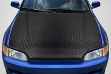 Load image into Gallery viewer, 1992-1995 Honda Civic 2DR / HB Carbon Creations Geo6ix Dritech OEM Look Hood - 1 Piece
