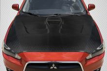 Load image into Gallery viewer, 2008-2017 Mitsubishi Lancer / Lancer Evolution 10 Lancer Carbon Creations Geo6ix Dritech GT Concept Hood - 1 Piece