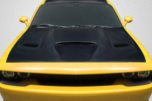 Load image into Gallery viewer, 2008-2023 Dodge Challenger Carbon Creations Geo6ix Dritech Hellcat Look Hood - 1 Piece