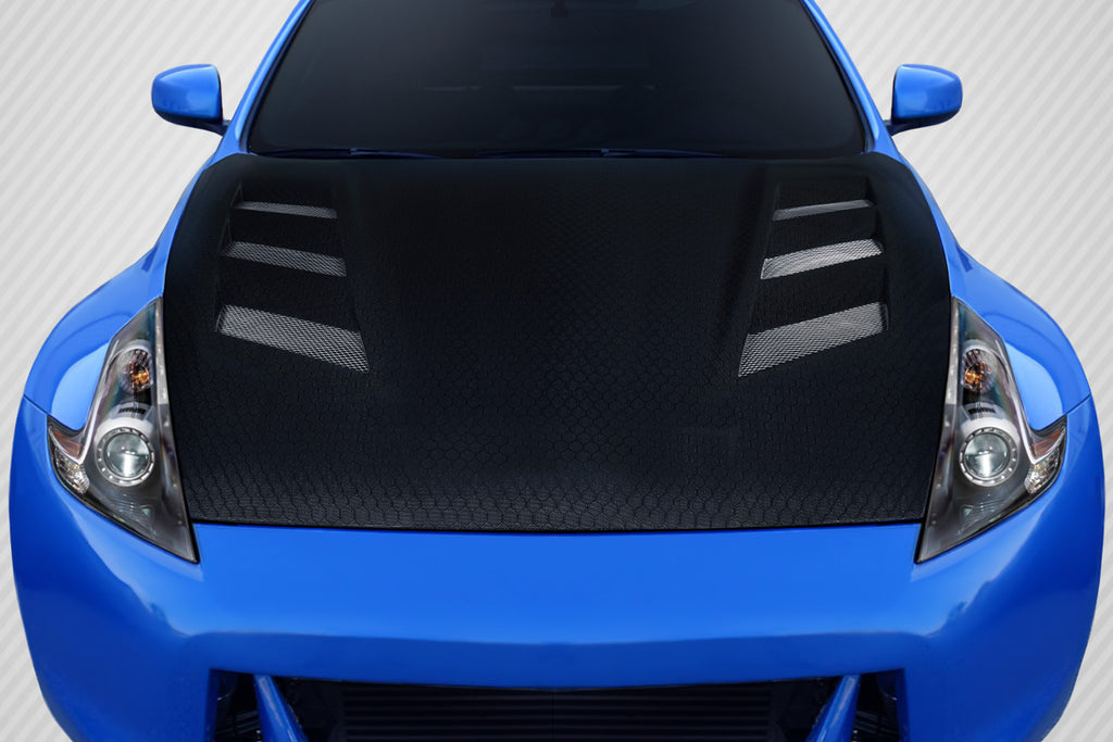 2009-2020 Nissan 370Z Z34 Carbon Creations Geo6ix AM-S Hood - 1 Piece