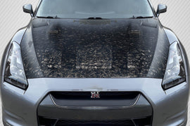 2009-2016 Nissan GT-R R35 Carbon Creations AeroForge GT2 Hood - 1 Piece