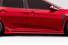 Load image into Gallery viewer, 2017-2021 Honda Civic Type R Duraflex Skywalker Side Skirt Rocker Panel Splitters - 4 Pieces ( Must be used with Skywalker Fenders 119347 )