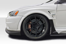 Load image into Gallery viewer, 2008-2017 Mitsubishi Lancer / Lancer Evolution 10 Duraflex Vantix Front Fenders - 2 Pieces (+35MM)
