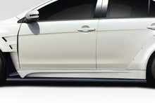 Load image into Gallery viewer, 2008-2017 Mitsubishi Lancer / Lancer Evolution 10 Duraflex Vantix Side Skirt Rocker Panels - 2 Pieces