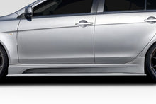 Load image into Gallery viewer, 2008-2017 Mitsubishi Lancer / Lancer Evolution 10 Duraflex Vantix Side Skirt Rocker Panel Splitters - 2 Pieces
