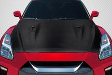 Load image into Gallery viewer, 2017-2021 Nissan GT-R R35 Carbon Creations OEM Look Hood - 1 Piece