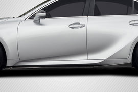 2021-2025 Lexus IS300 IS350 Carbon Creations Geisha Side Skirt Rocker Panels - 2 Pieces