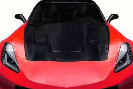 2014-2019 Chevrolet Corvette C7 Carbon Creations Eagle Eye Hood - 1 Piece