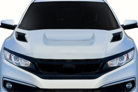 2016-2021 Honda Civic Duraflex Shingo Hood - 1 Piece