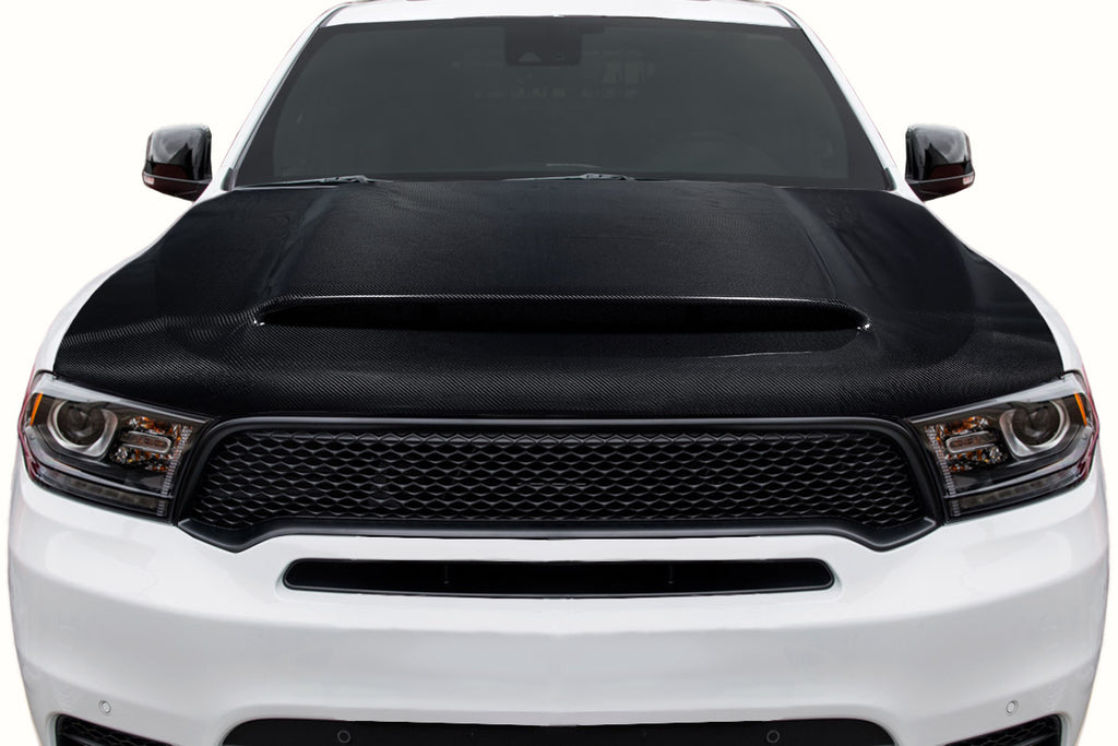 2014-2017 Dodge Durango Carbon Creations Demon Look Hood - 1 Piece
