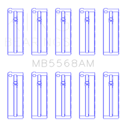 King Engine Bearings Honda D16A/Y/Z H22A4 F23A Crankshaft Main Bearing Set - Size STD