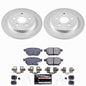 Power Stop 11-13 Lexus CT200h Rear Z23 Coated Brake Kit