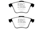 EBC 07-13 Mazda 3 2.3 Turbo Greenstuff Front Brake Pads