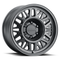 Raceline 451B Ryno 15x5in / 5x4.5 BP / 0mm Offset / 3.19in Bore - Satin Black Wheel