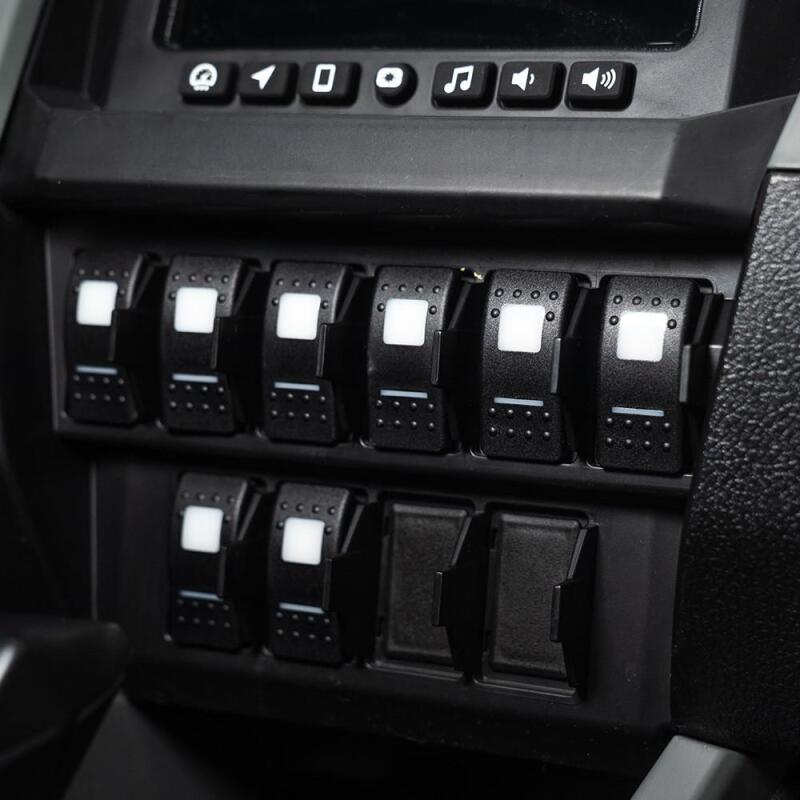 sPOD 2022+ Polaris RZR Pro R BantamX Switch Panel Kit - Red
