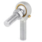 QA1 V Series 3-Pc Rod End - Male/Right Hand - 14mm Bore x M14x2.0 w/Stud - Carbon Steel