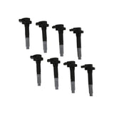 Ignition Coils- SuperCoil Series 2011-2016 Ford 5.0L Coyote, Black, 8-Pack