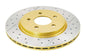 DBA 05-14 Ford Mustang GT Rear Drilled & Slotted Street Series Rotor