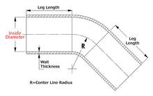 Load image into Gallery viewer, HPS 1/4" ID High Temp 4-ply Reinforced Silicone 45 Degree Elbow Coupler Hose Blue (6.5mm ID)