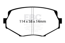 Load image into Gallery viewer, EBC 94-01 Mazda Miata MX5 1.8 Greenstuff Front Brake Pads