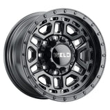 Weld Off-Road Crux 20x9in / 8x180 BP / ET 0 / 124.3mm Bore - Satin Black Wheel