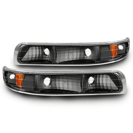 Raxiom 99-01 Chevrolet Silverado 1500 Axial Series Euro Turn Signal and Parking Lights- Black