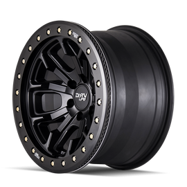 Dirty Life 9303 DT-1 20x9 / 6x135 BP / 12mm Offset / 87.1mm Hub Matte Black Wheel - Beadlock