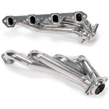Load image into Gallery viewer, Ford Mustang 351 Swap 1-5/8 Shorty Exhaust Headers Polished Silver Ceramic 79-93