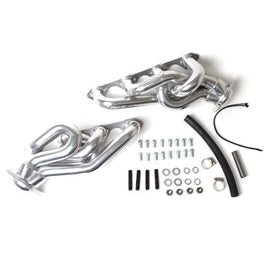 Ford Mustang 5.0 1-5/8 Shorty Equal Length Exhaust Headers Polished Silver Ceramic 86-93