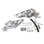 Ford Mustang 5.0 1-5/8 Shorty Equal Length Exhaust Headers Polished Silver Ceramic 86-93