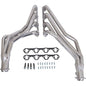Ford Mustang 5.0 1-5/8 Long Tube Exhaust Headers Automatic Trans Polished Silver Ceramic 79-93