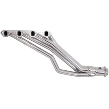 Load image into Gallery viewer, Ford Mustang 5.0 1-5/8 Long Tube Exhaust Headers Automatic Trans Polished Silver Ceramic 79-93