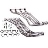 Ford Mustang 351 Swap 1-3/4 Long Tube Exhaust Headers Polished Silver Ceramic 86-93