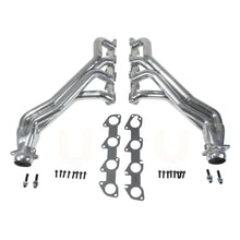 Load image into Gallery viewer, Dodge Challenger Charger 5.7 Hemi 1-3/4 Long Tube Exhaust Headers Polished Silver Ceramic 05-08