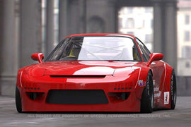 GReddy X Rocket Bunny FD3S V2 Side Skirts Set