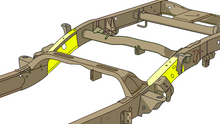 Load image into Gallery viewer, Rust Buster 1999-2006 Chevy &amp; GMC Pick Up Truck ward Rear Frame Repair Kit - Right