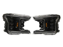Load image into Gallery viewer, Raxiom 18-20 Ford F-150 CXR Series LED Headlights with Amber DRL- Black Housing- Clear Lens