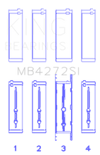 Load image into Gallery viewer, King Engine Bearings Holden Alloytec 175/190 (Size +0.25mm) Main Bearing Set